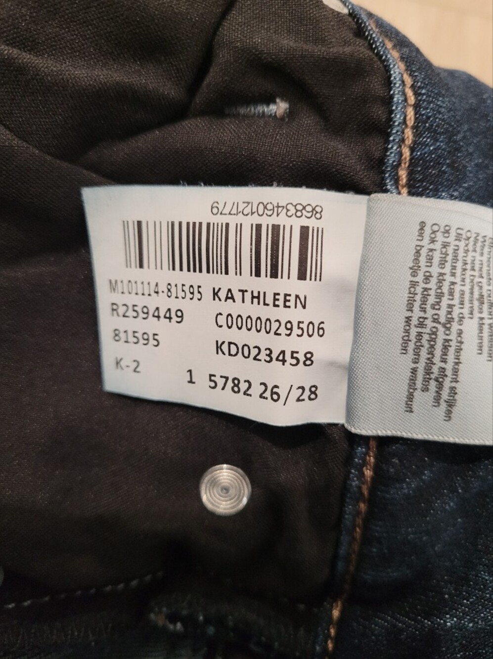 Dark Blue Denim MAVI Jeans "KATHLEEN" Boyfriend - Picture 4 of 11